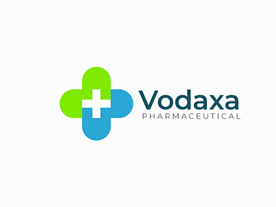 Vodaxa Pharmaceutical logo design