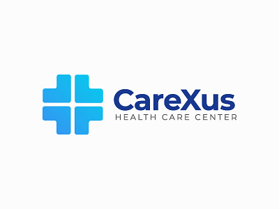 CareXus Health Care center logo design