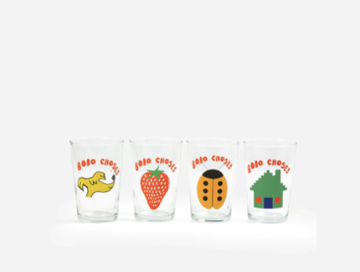 Tinyapple Spring Summer 2022 Bobo Choses: I am a Poet glass set design ss22 kids collection