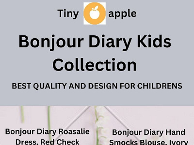 Find Bonjour Diary Kids Collection - Tinyapple bonjour diary kids collection