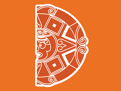 D aztec branding cool d design icon illustration letter lettering lineart logo mayan mythology skull typography vector