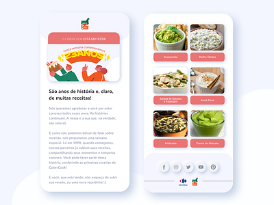 CyberCook Newsletter email design email marketing email template food newsletter