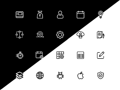 Icon Design iconography icons soft ui uiux xd design