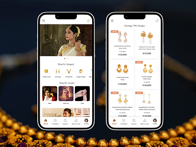 Buy Jewelry Online App design