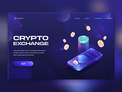 Tether Crypto Exchange 2d 3d blockchain coin crypto cryptocurrency dollar exchange illustration isometric phone site technology tether ui usdt vector wallet web3.0