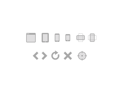 Shapeshifter Icons browser desktop device icon mobile responsive tablet testing