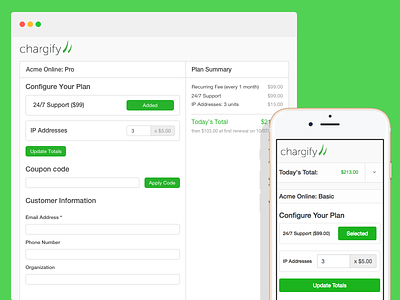 Public Signup Pages Redesign chargify checkout signup form subscription subscription billing