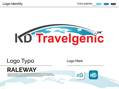 Travel Agency Logo ahmdmasum brand identity custom logo illustration kd logo kd travel logo logo logo design minimal msmcreation travel agency logo travel logo
