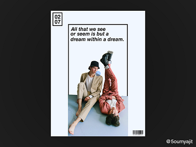 Dream - Poster Design aesthetic color colour scheme colours design designfeed dribbble dribbble best shot graphicdesign layout minimal minimalism poster poster a day poster design posterdesign posters print print design prints