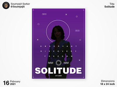 Solitude Poster Design