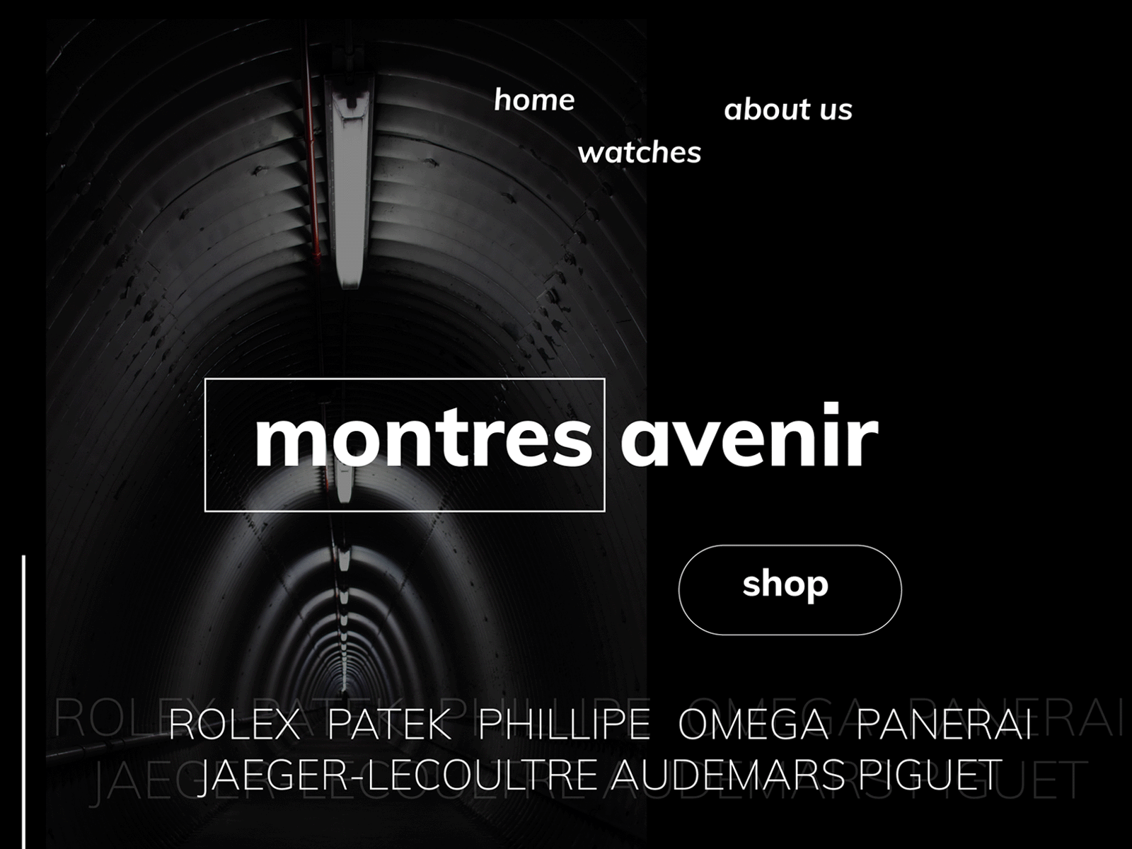 Montres-Avenir Sketch Draft Website Ui Look