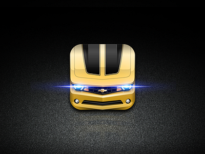 Camaro App Icon app camaro car gif icon ios