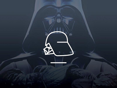 I'm your father darthvader dasvader head helmet icon illust illustration line movie starwars