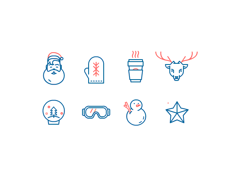 animation icons animation christmas gif icon icons interaction motion snow star winter