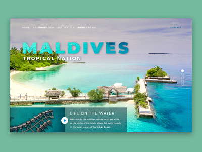 Studio Jukes – Maldives Website Design design