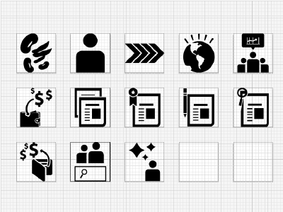 Icons in progress... icon icons pictogram
