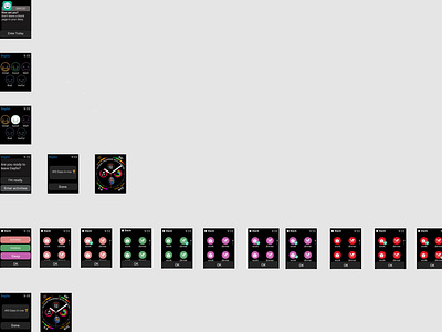 Daylio WatchOs App app design ui ux ux design