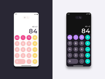 #DailyUI Day 4 app calculator calculator design calculator ui dailyuichallenge design ui