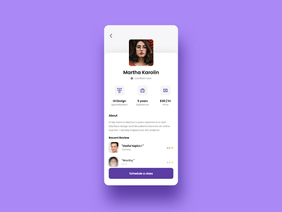 Free Online Tutor Mobile App UI Kit