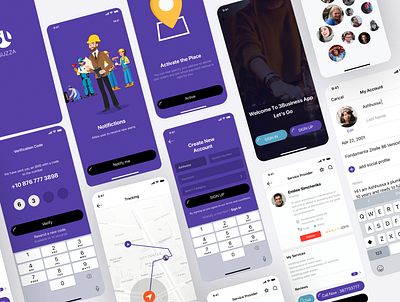 Free Sell Services APP UI Kit app free ui freebie ui mobile app mobile app design ui ui design ui kit uiuxdesign ux uxdesign