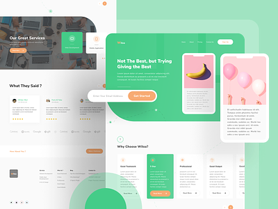 Free Creative Agency Landing Page