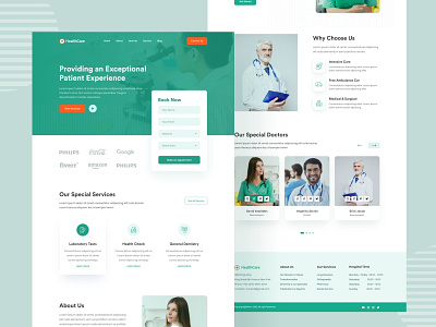 Free Healthcare Landing Page