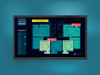 House control (Жилой комплекс Дружный) app flat home control illustration interface interface design