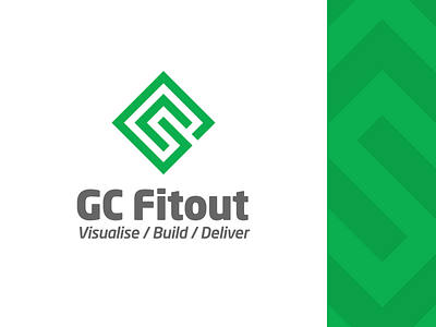 GC Fitout logo & brand identity agency architecture branding business card fit out icon identity interior interior design logo logodesign logotype minimal minimalist symbol symbol design visual identity workspace workspaces