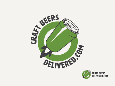 Craft Beers Delivered Logo Design