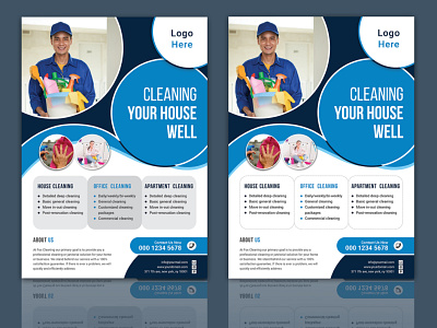 Professional House Cleaning Service Flyer branding business casual bussiness cleaning cleaning flyer cleaning service cleaning services cooperation creative flyer design designer flyer flyer design flyer template house cleaning house cleaning service information innovation layout professional cleaning service professional flyer cleaning psd template