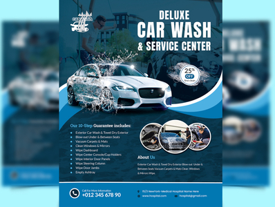 Car Wash Flyer Template Design For Car Wash Business By Jahirul Islam 