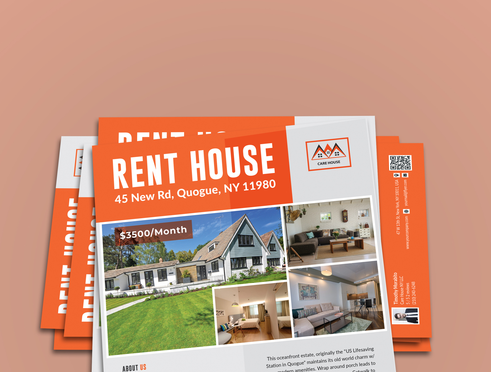 Real Estate Flyer Templates For Rent House by Jahirul Islam on Dribbble