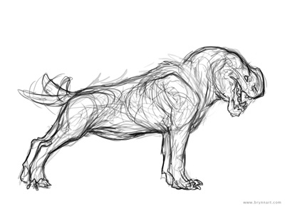 Good Girl art brynn concept creature design doodle drawing metheney sketch sketchbook