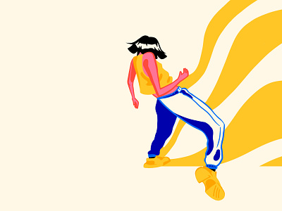 Dance it out character character design characters colorful dance flat flat illustration illustration music