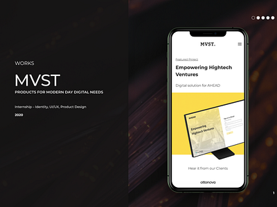 An internship with MVST. GmbH back in summer 2020