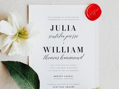 Bill & Julia Wedding Suite