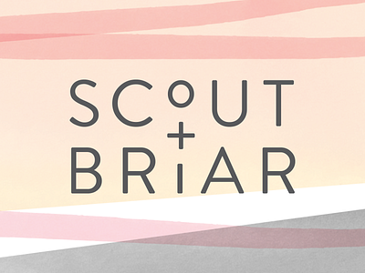 Scout + Briar Logo Design branding branding design design logo vector