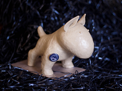 Plasticine Bull Terrier