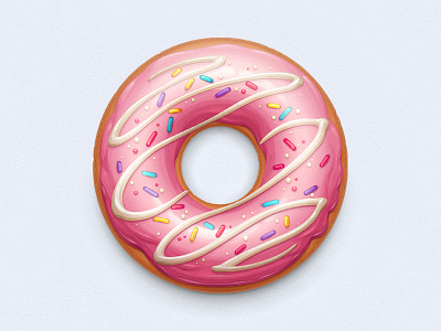 Donut donut doughnut food icon vector