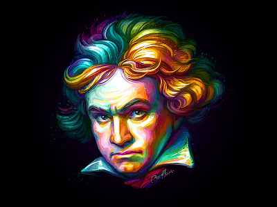 Beethoven beethoven painting portrait