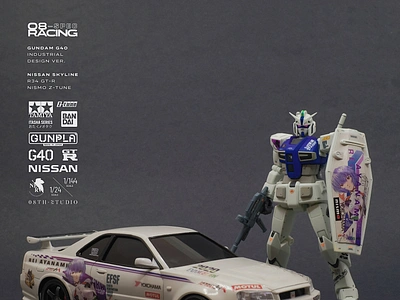 Gundam G40 - Rei Ayanami Custom car design gundam gunpla logo nissan