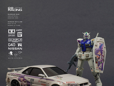 Gundam G40 - Rei Ayanami Custom car design gundam gunpla logo nissan