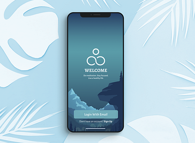 Meditation app design graphic design meditation ui ux