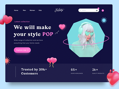 Fashion designer landing page app ui branding design designer fashion graphic design ui ux web ui