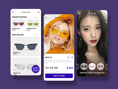 Sunglass e-commerce app app app design app ui application branding design ecommerce ecommerce app eyewear eyewear shop figma shopping shopping app sunglasses ui