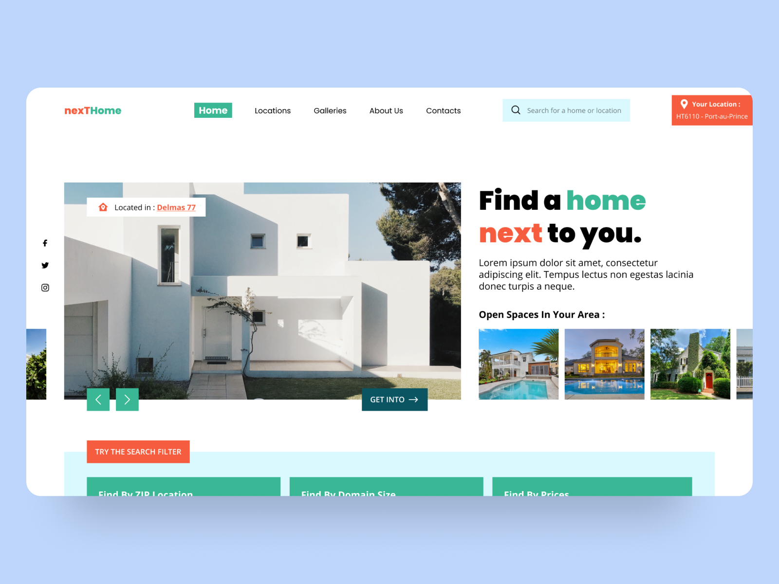House Rental Service UI/UX Concept by Georges Creates on Dribbble