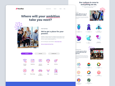 NextRoll Website Refresh 2021 branding web design