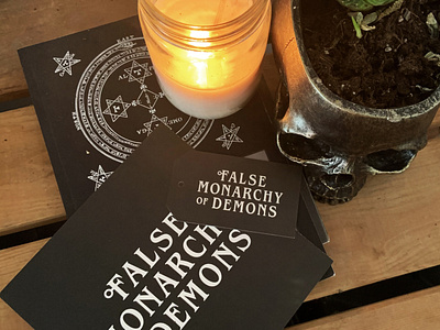 False Monarchy of Demons apparel apparel design brand design branding demons design false monarchy false monarchy of demons fashion handlettering illustration lettering logo streetwear t shirt design t shirts