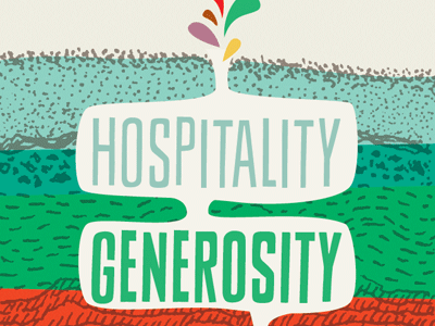 DEEPER deeper hospitality generosity sheldon rooted strata ground illustration colorful church