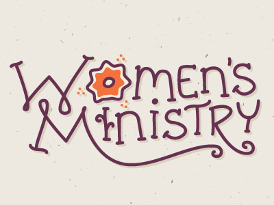 Women's Ministry Logo bible flower logo ministry study women